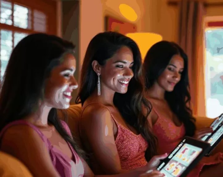 Pemain menikmati pengalaman live casino yang interaktif dan seru